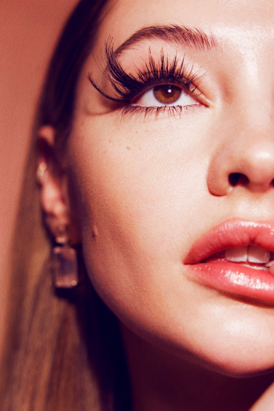 Madelyn Cline portrait with long eyelashes
